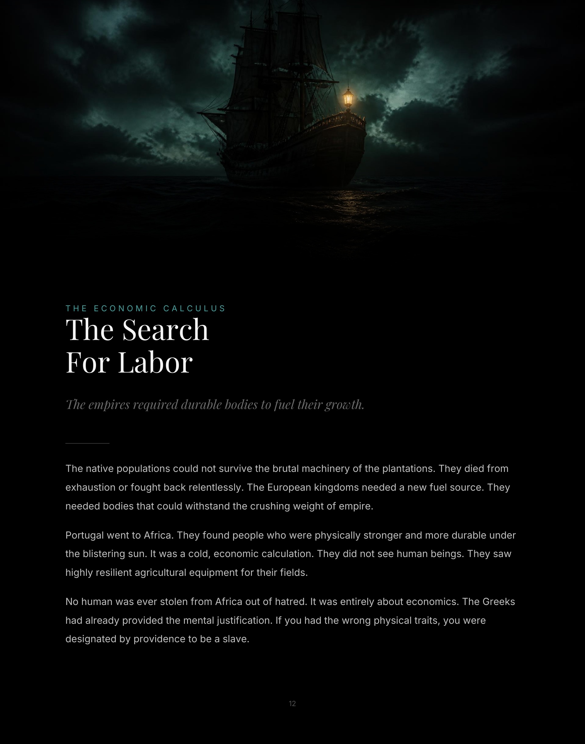 Sample page from The Hidden Leader — history of empire