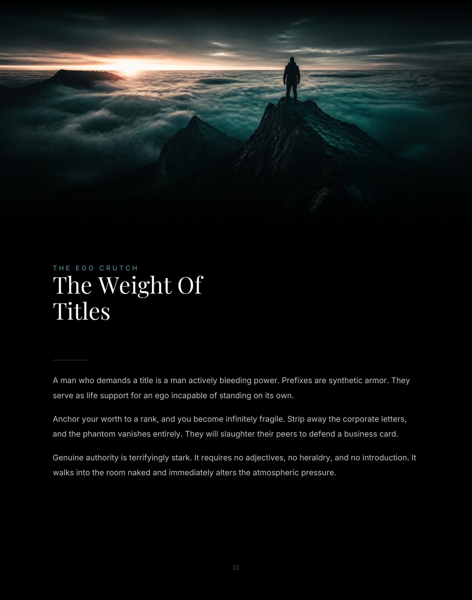 Sample page from The Hidden Leader — the making of the West