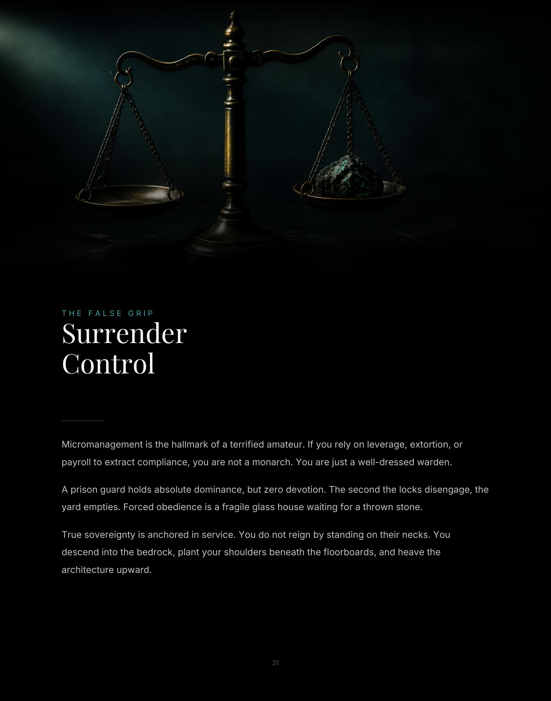 Sample page from The Hidden Leader — becoming the leader